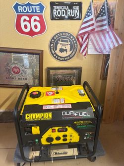 Champion Duel fuel generator 4375