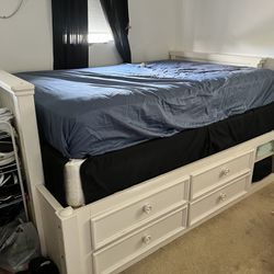 White Bed Frame (Full) 