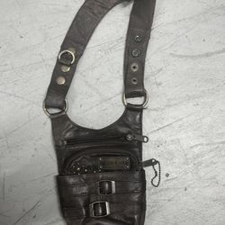 Steampunk Brown Leather Purs- Bag -  Fashion - Unisex