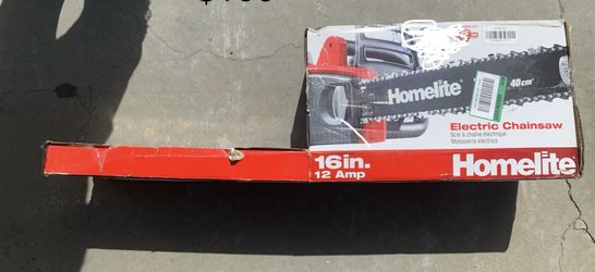 Homelite electric chainsaw