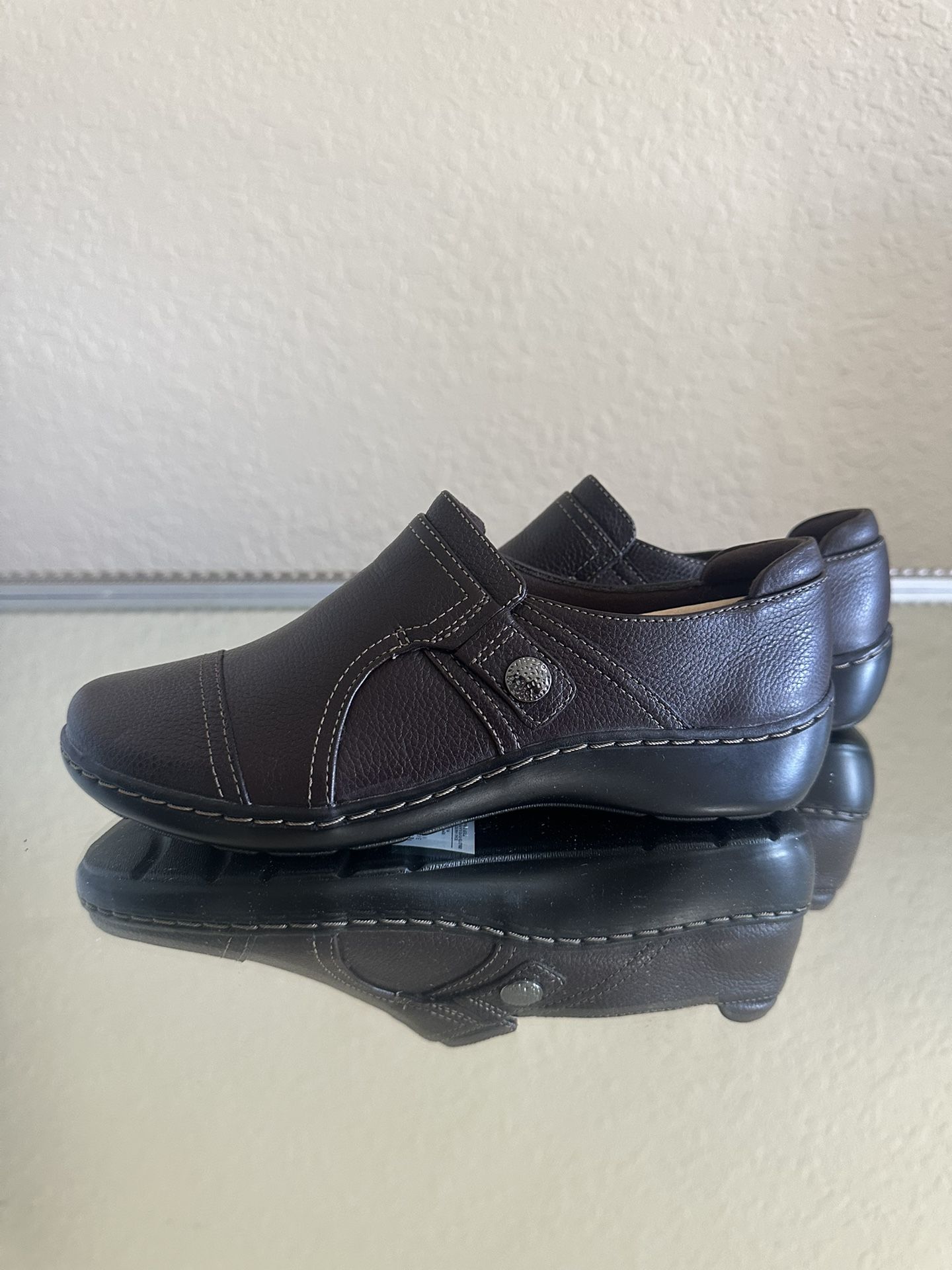 Dark brown shoe
