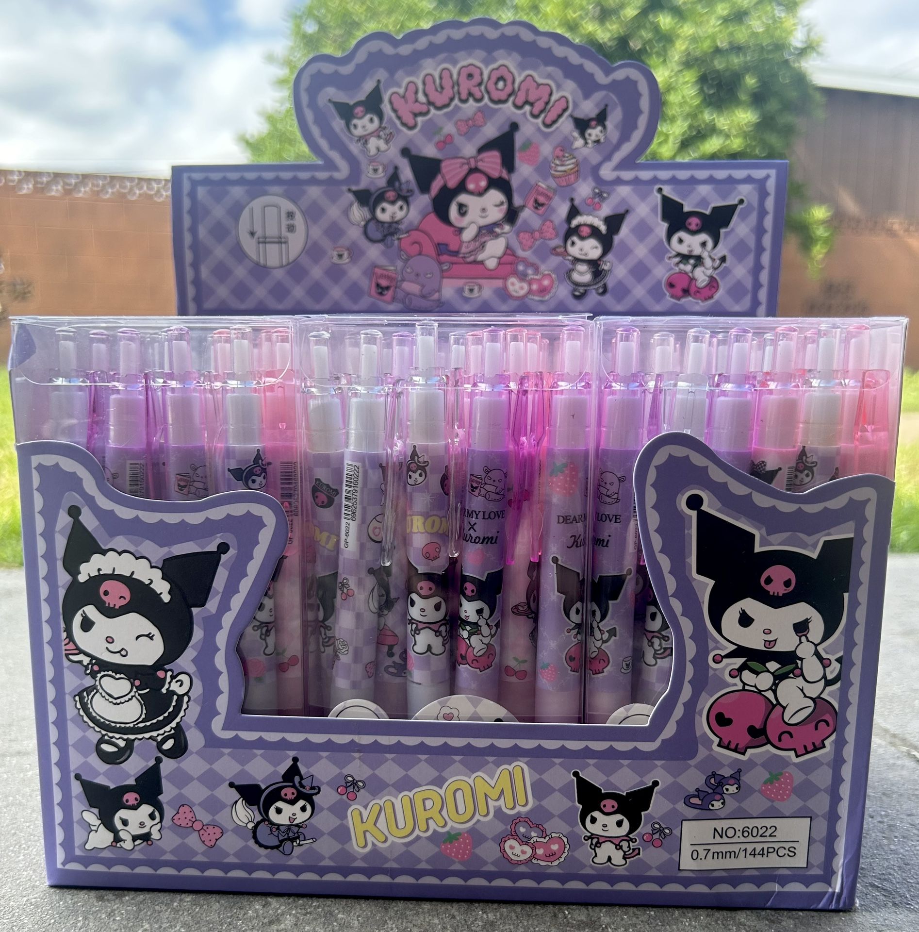 Kuromi Pens 144 Pcs