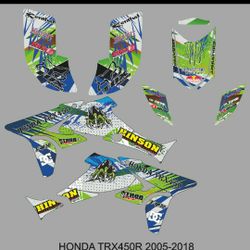Honda Trx450r Graphic Kit 