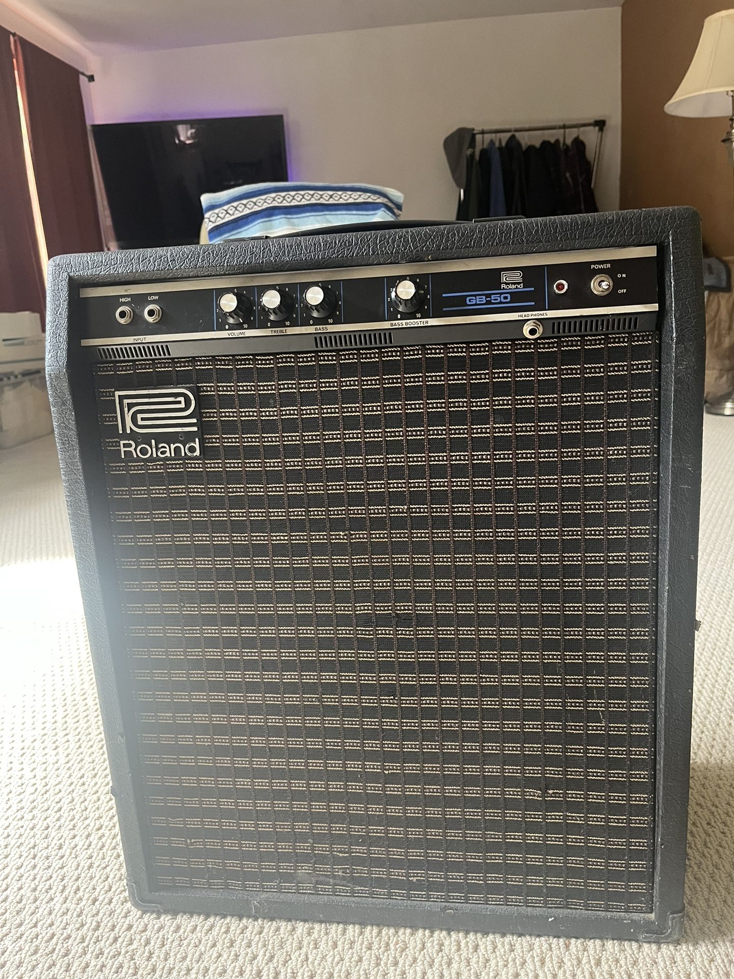 Vintage 50W Roland GB-50 Bass Amp Japan Made