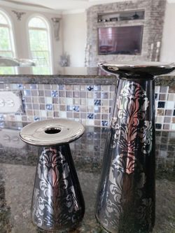Two candle holder