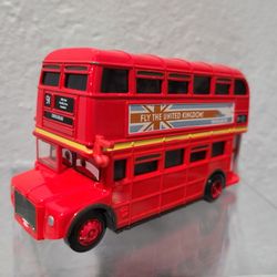 Disney Cars Double Decker Bus Topper Deckington III Die Cast Car Vehicle Diecast