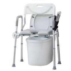 BRAND NEW- ELENKER 4-in-1 Raised Toilet Seat with Armrests and Backrest