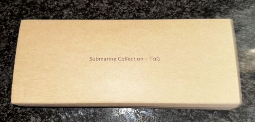 TAG Submarine Luxury Fountain Pen - Steel Black Fine Nib