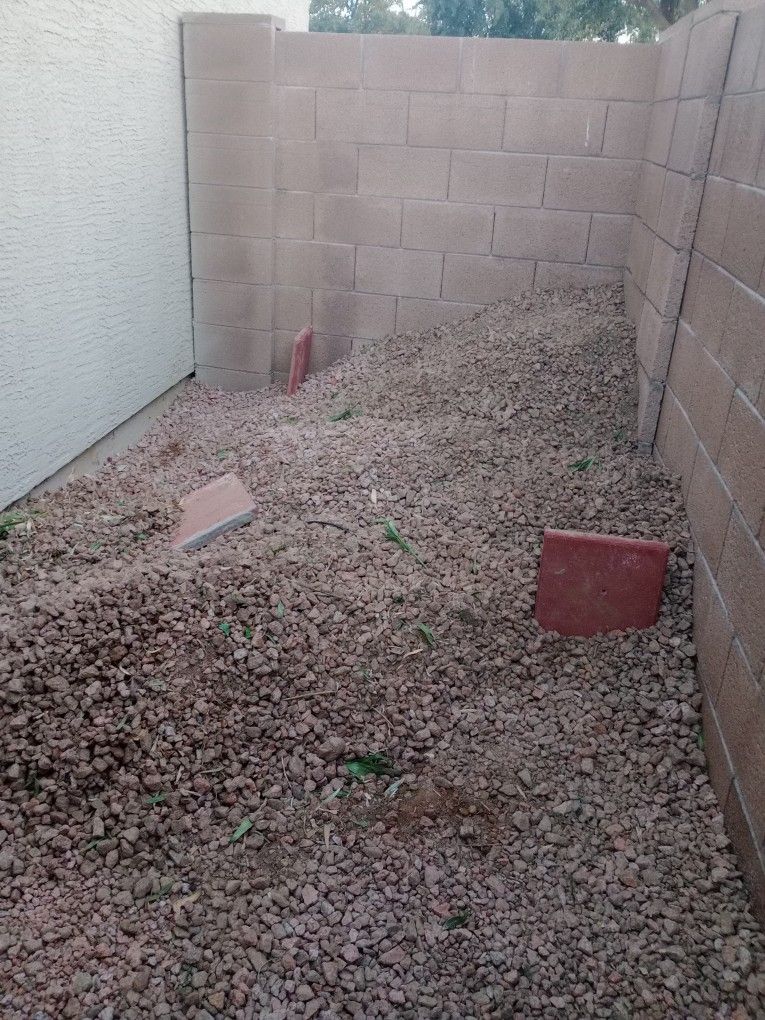 Free 1/2 Inch Yard Pink Rocks