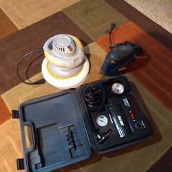 Air Compressor,Sander

And Polisher All For $50

