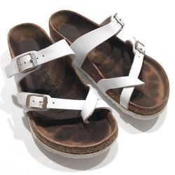 Birkenstock Mayari White Leather Sandals EU 36