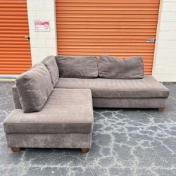 Free Delivery - World Market L Sectional Couch