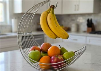 8 years old banana fruit holder basket