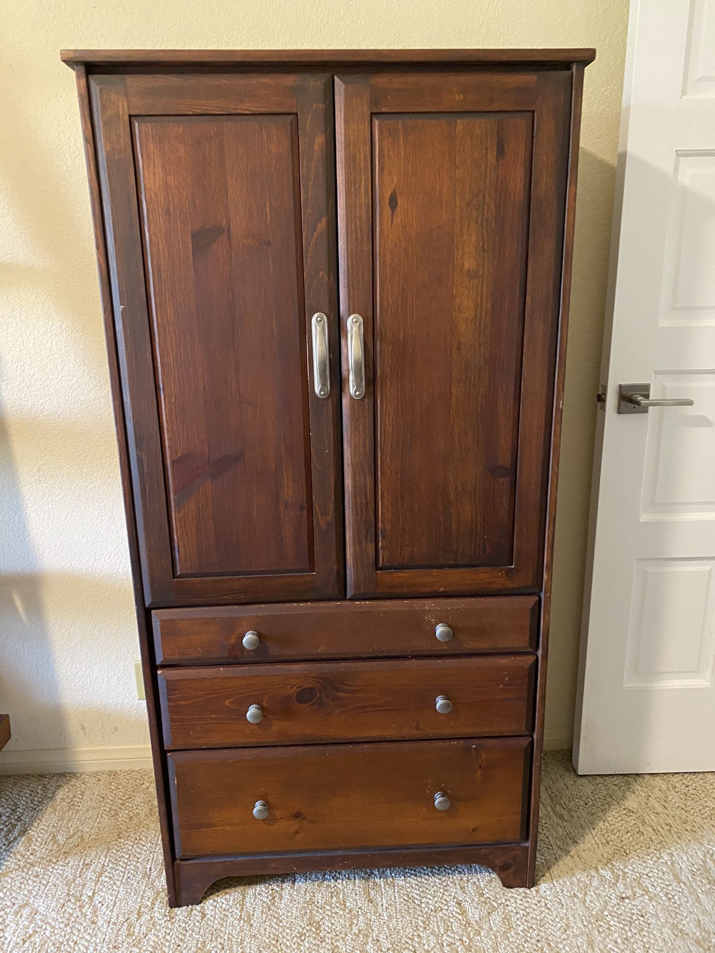Toddler armoire and Changing table