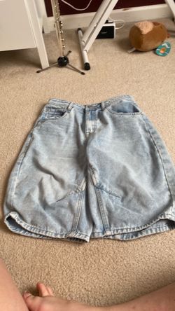 Light Wash Baggy Denim jorts