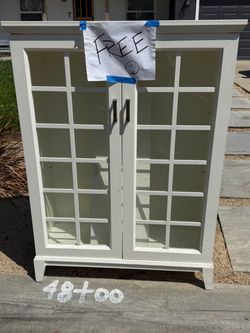 Free book shelf cabinet armoire
