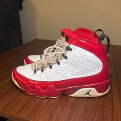 White gym red retro 9s