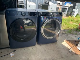 Ge set washer and dryer / like new / 2 month warranty working perfect