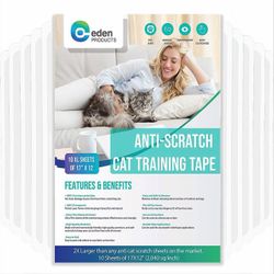 EdenProducts Anti Scratch Cat Deterrent Tape - Pack of 10 Sheets