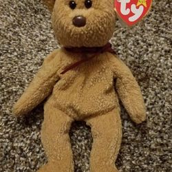 Rare Beanie Baby Original Collectors Item: Curly (with tag errors, mint condition, very valuable)