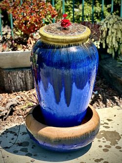 Clay Ceramic Fountain