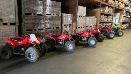 7 Quads For Sale ( 6 Quads & 1 Small Dirt Bike )