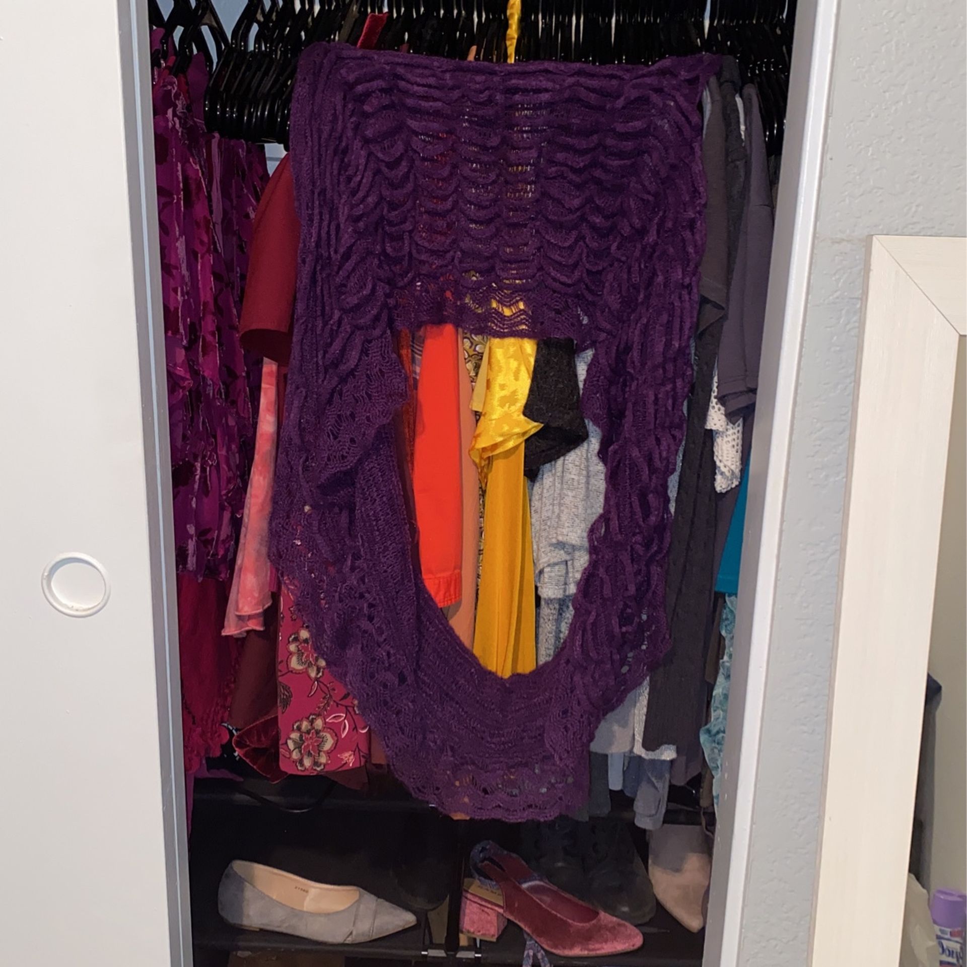 Infinity Purple Scarf