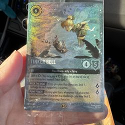 Disney Lorcana Tinker Bell Promo And Binder
