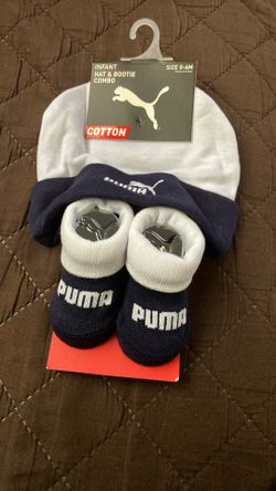 Infant Hat & Bootie. Combo. Size. 0-6 M. New