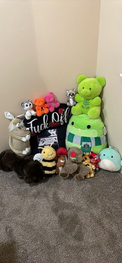 Stuff animal and pillow