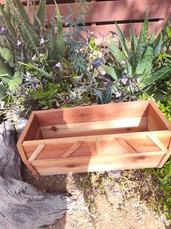 Redwood Planter