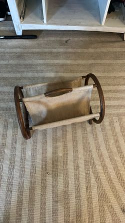 Vintage Boho Magazine Rack