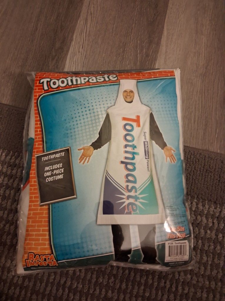 Toothpaste Halloween Costume 