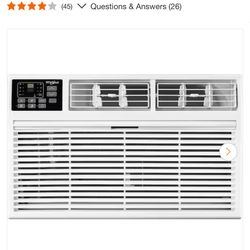 Whirlpool 10,000 BTU (DOE) 230-Volt Through-The-Wall Air Conditioner Cools 450 sq. ft. with Heater with Remote in White