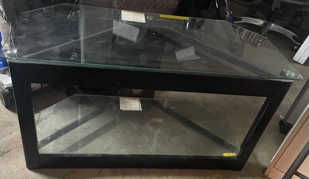Glass TV Stand