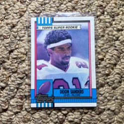 1990 Topps Super Rookie Deion Sanders #469