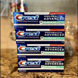 Set of 4 crest pro health advanced GUM PROTECTION•3.5oz•all for $10