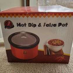 Hot Dip And Salsa Pot, New