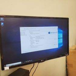 LG 24" MONITOR 24MC57HQ-P WITH MOUNT (INV. D1006N)

