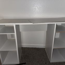 White Office Desk 