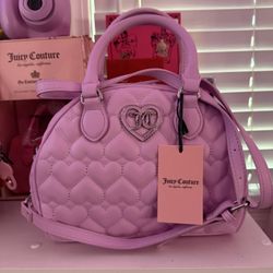 Juicy Couture Bag And Hello Kitty Keychain 