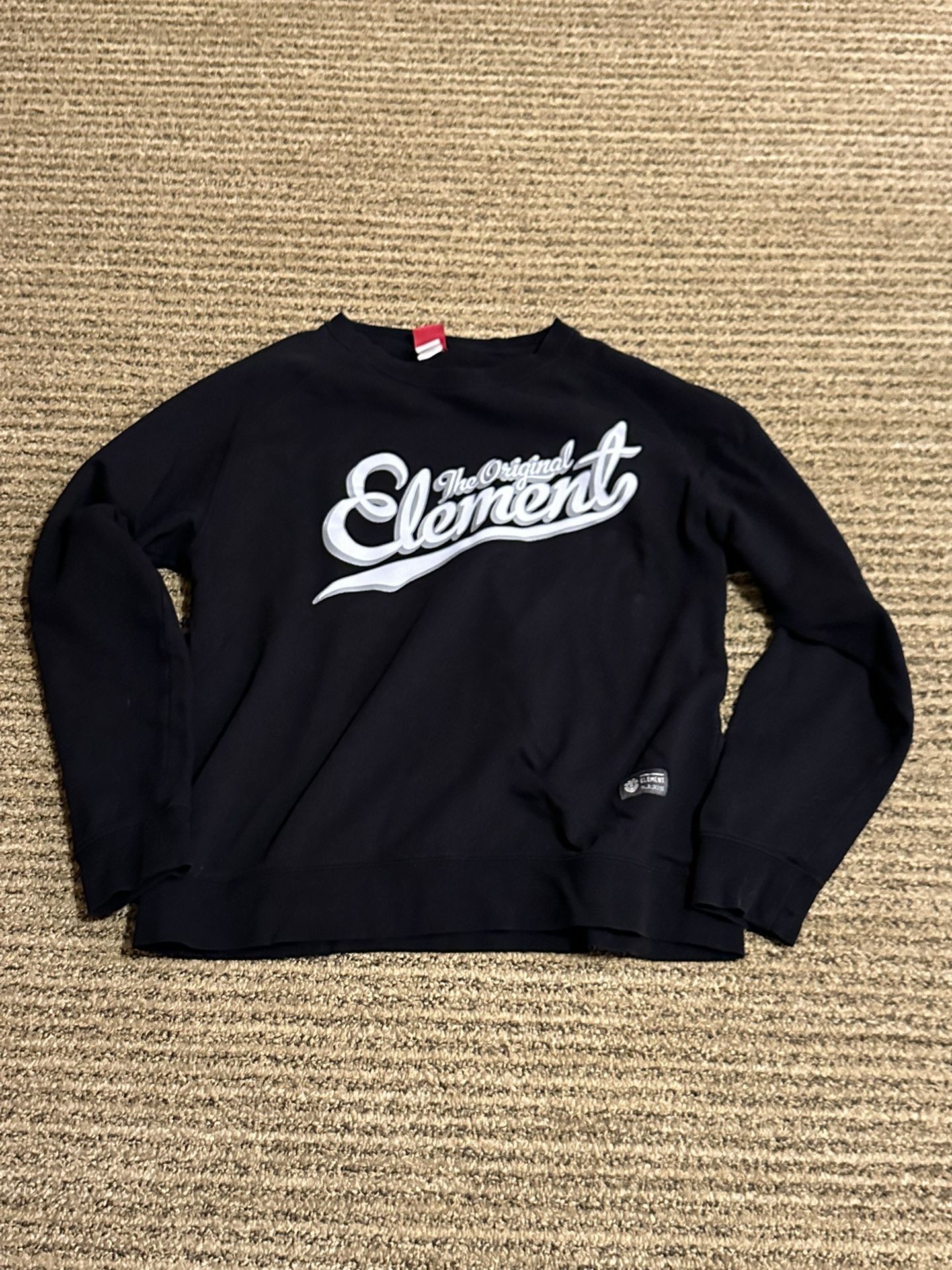 Vintage Black Original Element Skateboarding Sweatshirt L