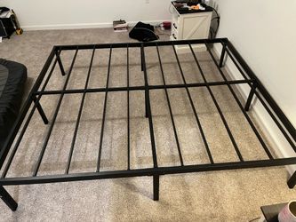 California King metal bedframe