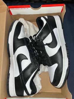 Nike Dunk Low Black White Panda Sneakers 8.5 men