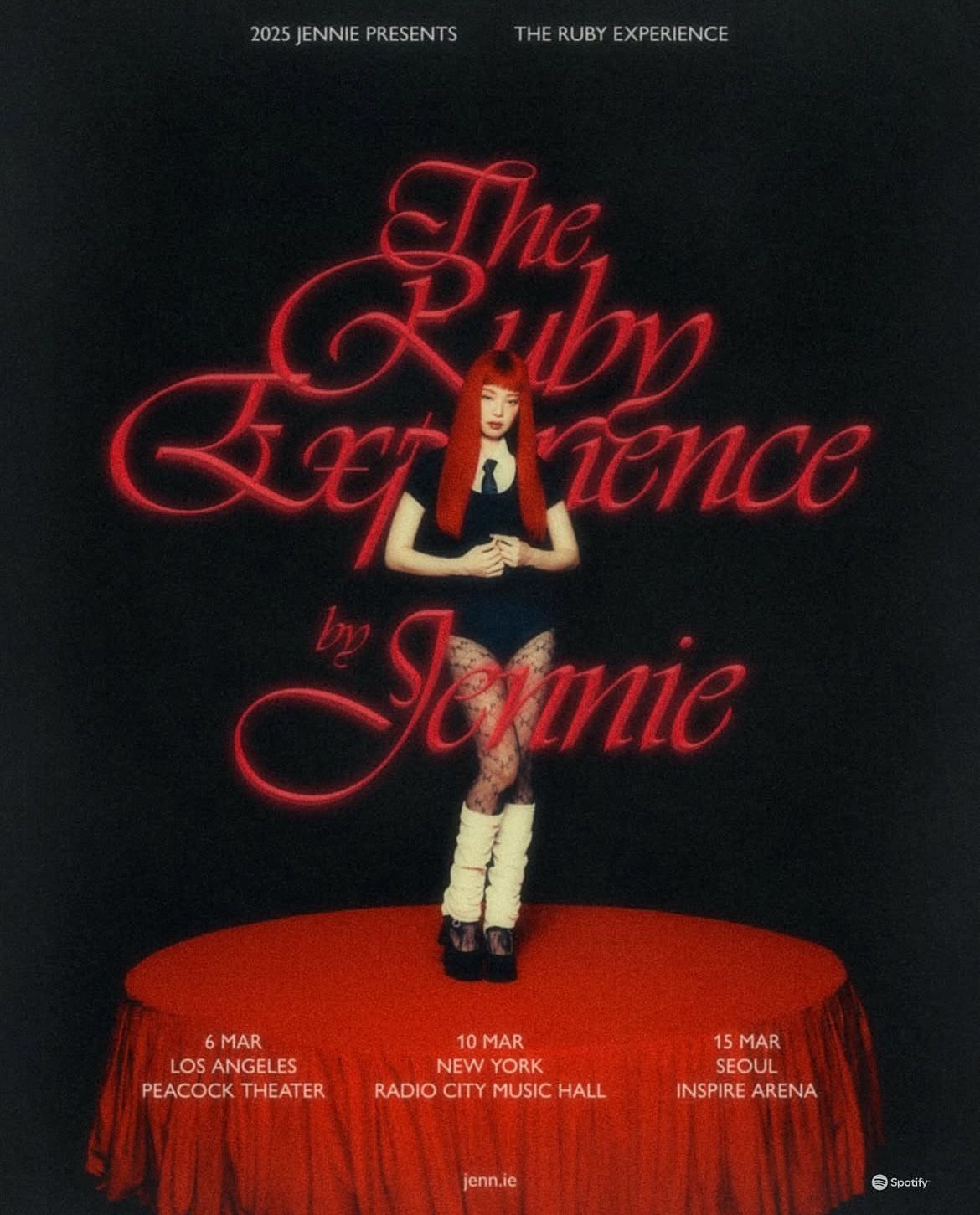 JENNIE RUBY JANE Concert Peacock Theater, Los Angeles $550-600 Each