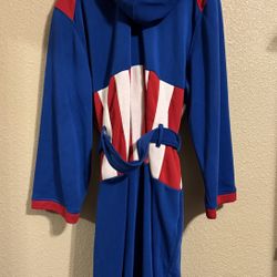 Marvel Captain America Fleece Hooded Robe