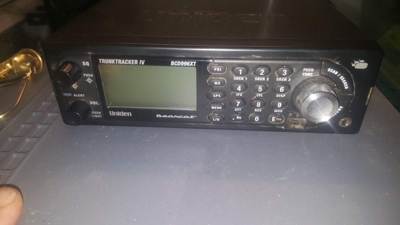 Under Bearcat BCD996XT Digital Trunking Scanner Police, For, EMS - P25 Phase 1 LTR EDACS TrunkTracker IV