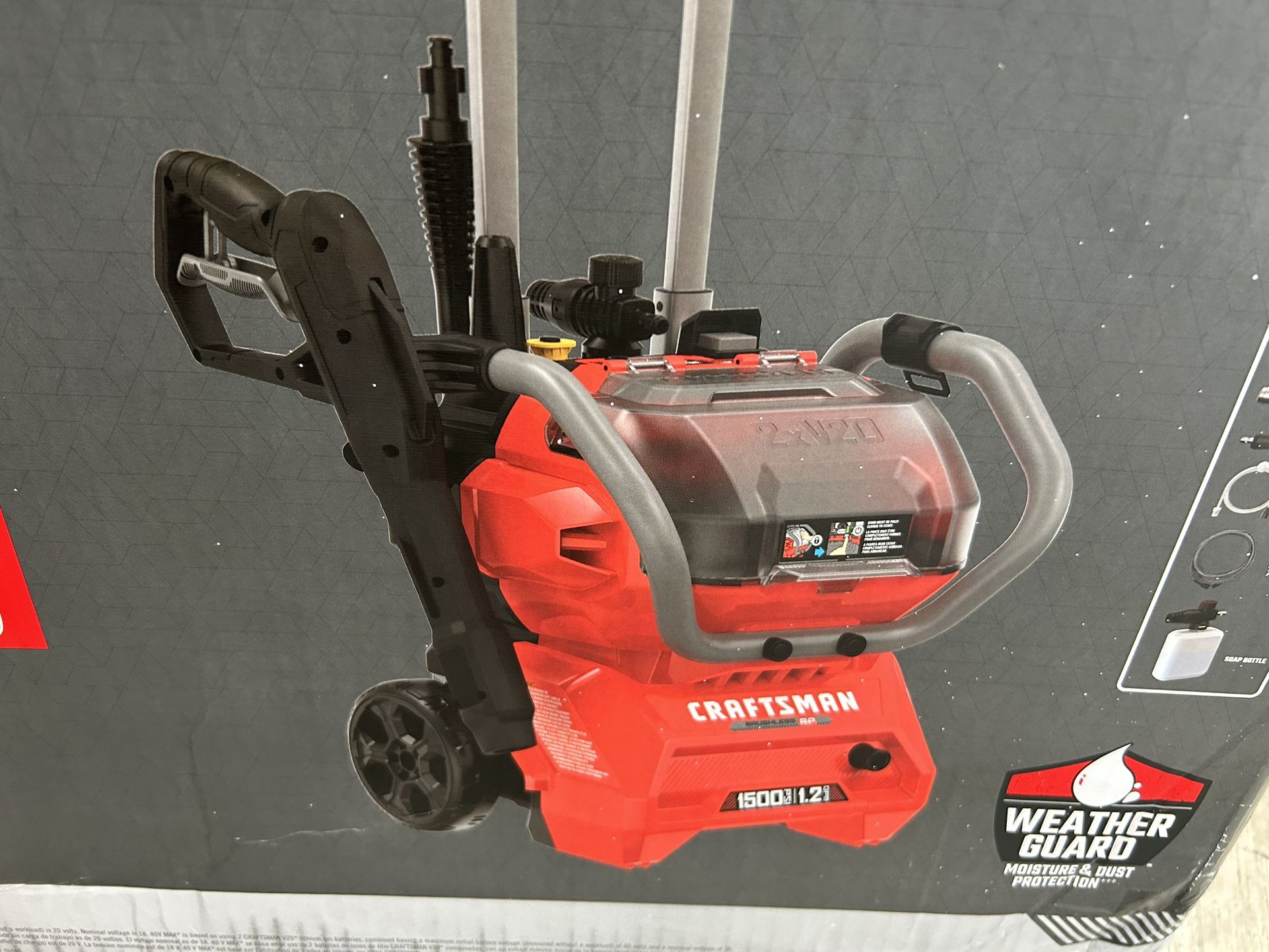 Craftsman Power Pressure Washer With 2 Batteries And Charger Brand New With 2 Chargers And 2 90V Batteries Dewalt Milwaukee Ryobi Makita 