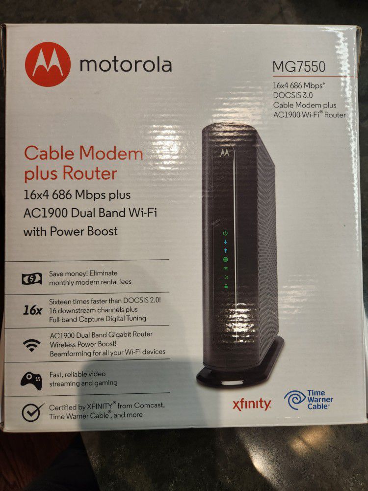Motorola Cable Modem & Router