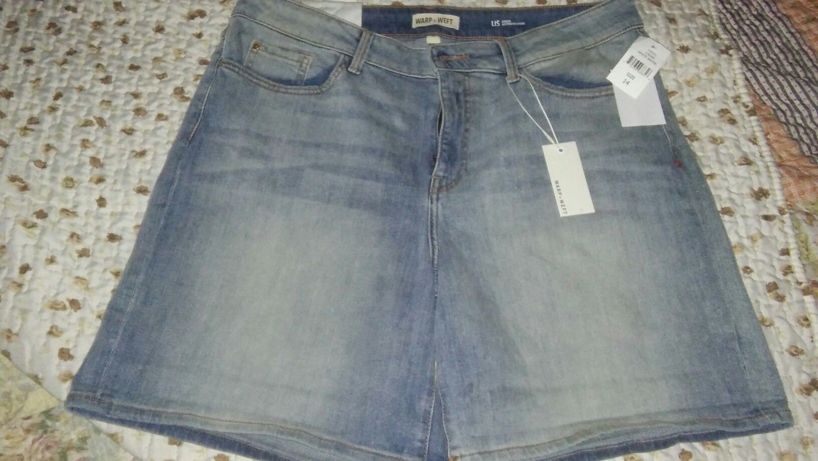 New Warp and Weft Lisbon boyfriend shorts